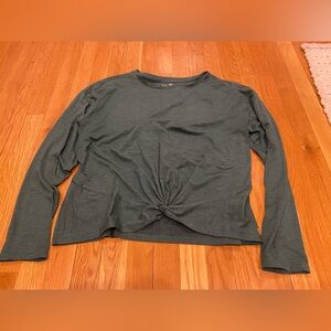 GAP Dark Green Brushed Tech Jersey